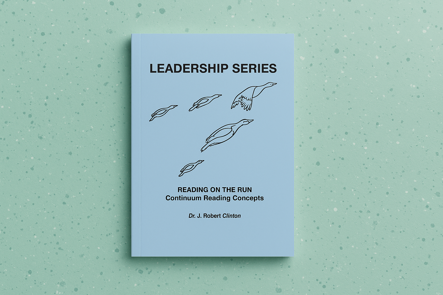 Reading on The Run by J. Robert Clinton. Photo by Jeff McLain with ChatGPT.