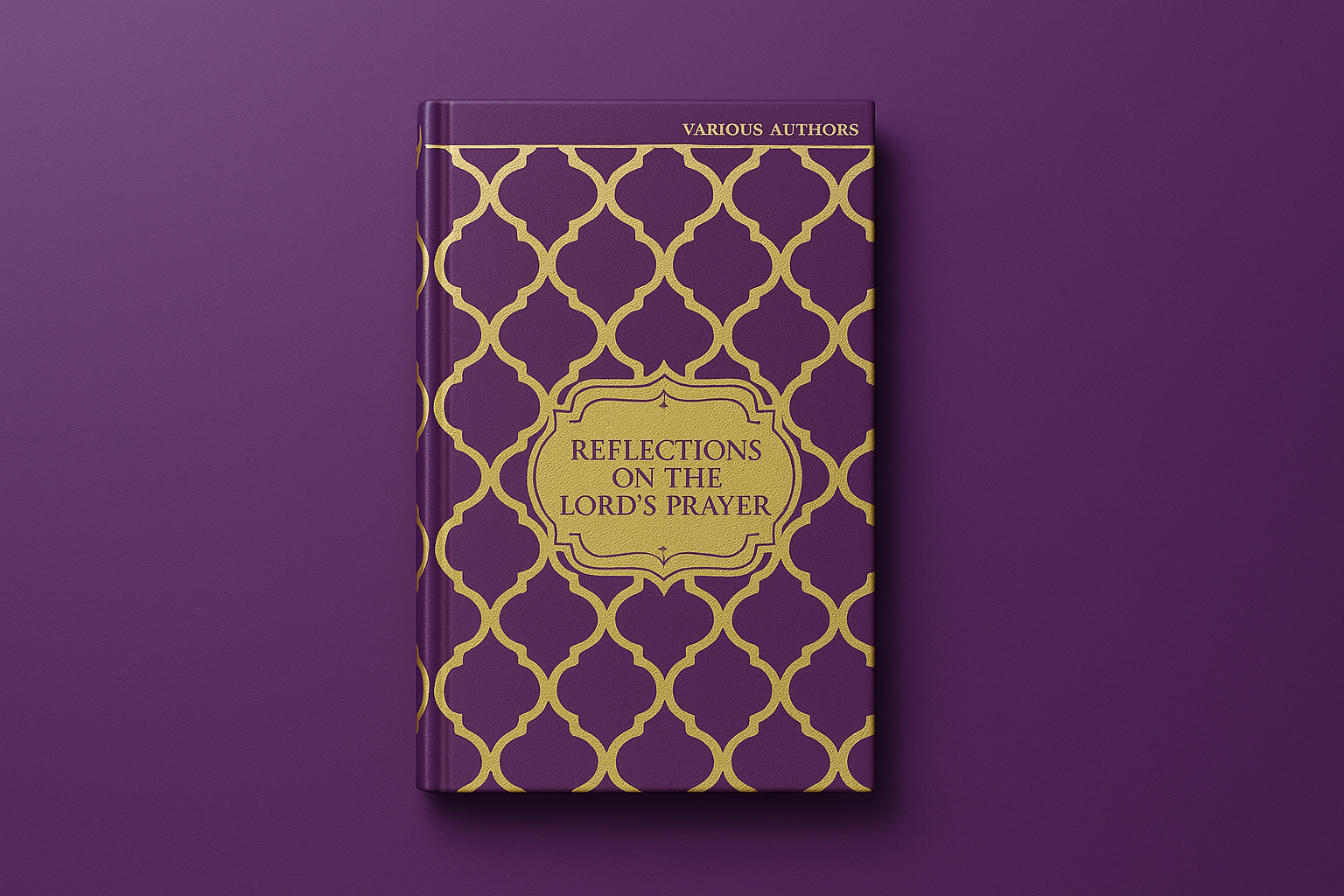 Reflections on the Lord's Prayer by Various Authors & Zondervan. Photo by Jeff McLain with ChatGPT.