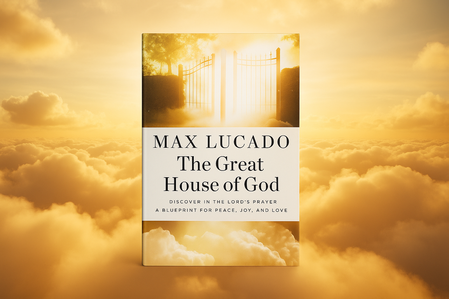 The Great House of God by Max Lucado. Photo by Jeff McLain with ChatGPT.