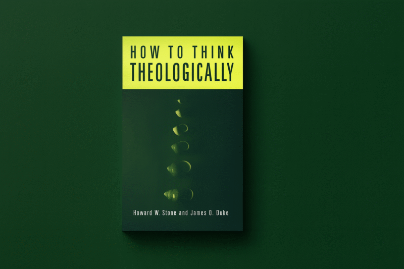 Book Review of How To Think Theologically by Howard W. Stone and James O. Duke. Photo by Jeff McLain with ChatGPT.